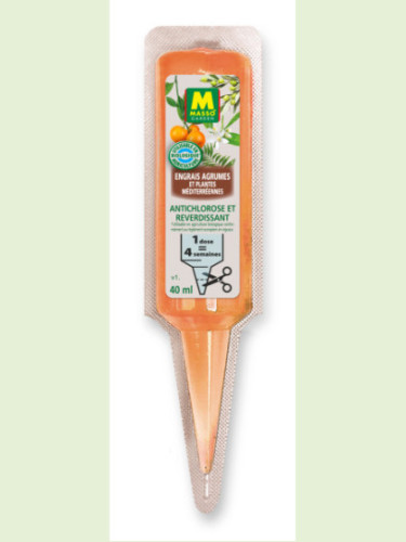 Pipettes Engrais Agrumes et Plantes Méditerranéennes 40 ml UAB